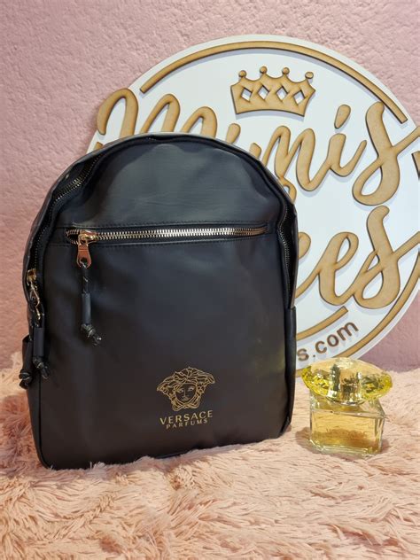 perfume versace de mujer con mochila|versace bolsas para hombre.